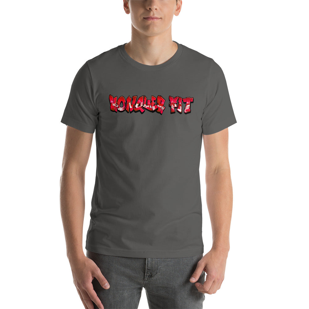 Red Graffiti tee/ show up or shut up