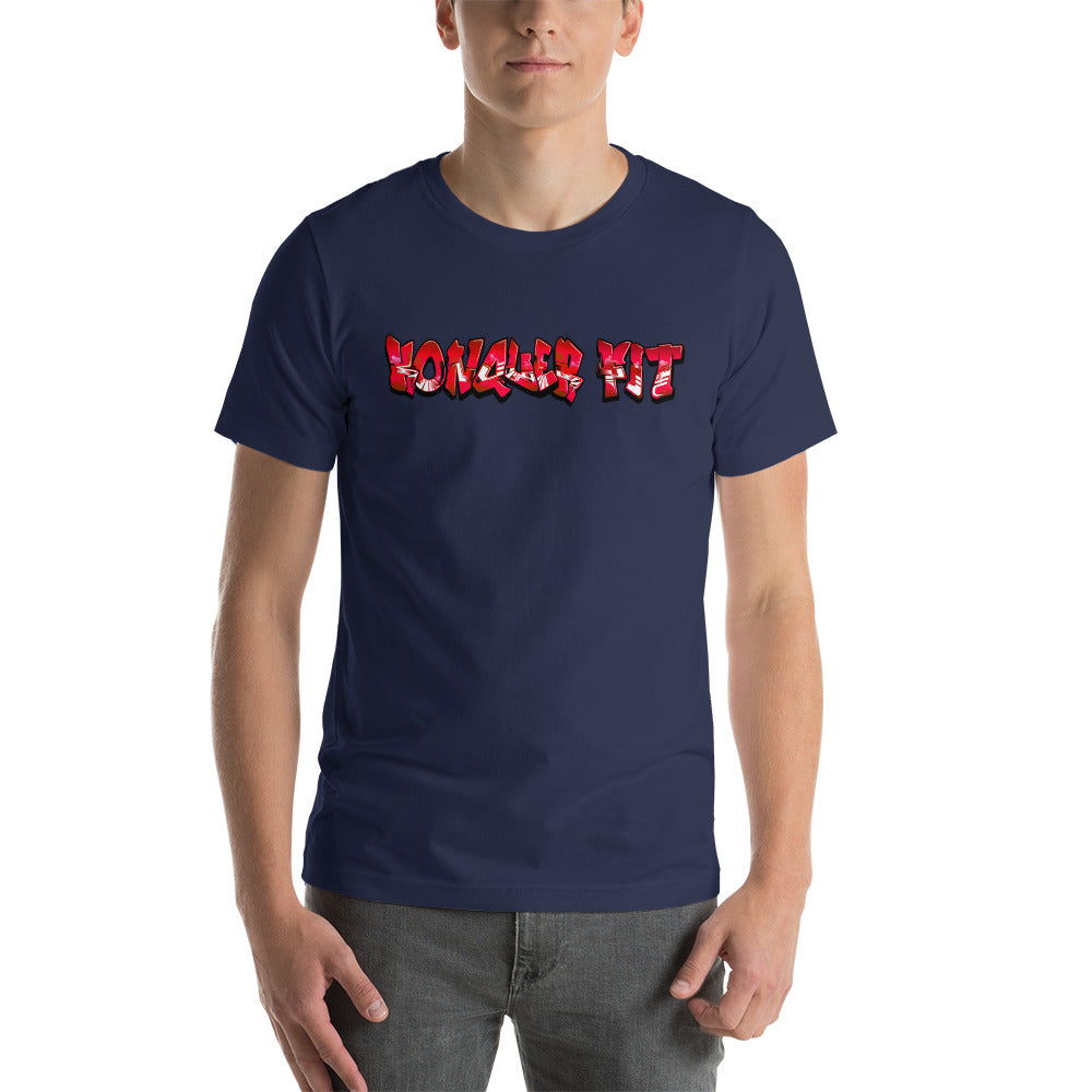 Red Graffiti tee/ show up or shut up